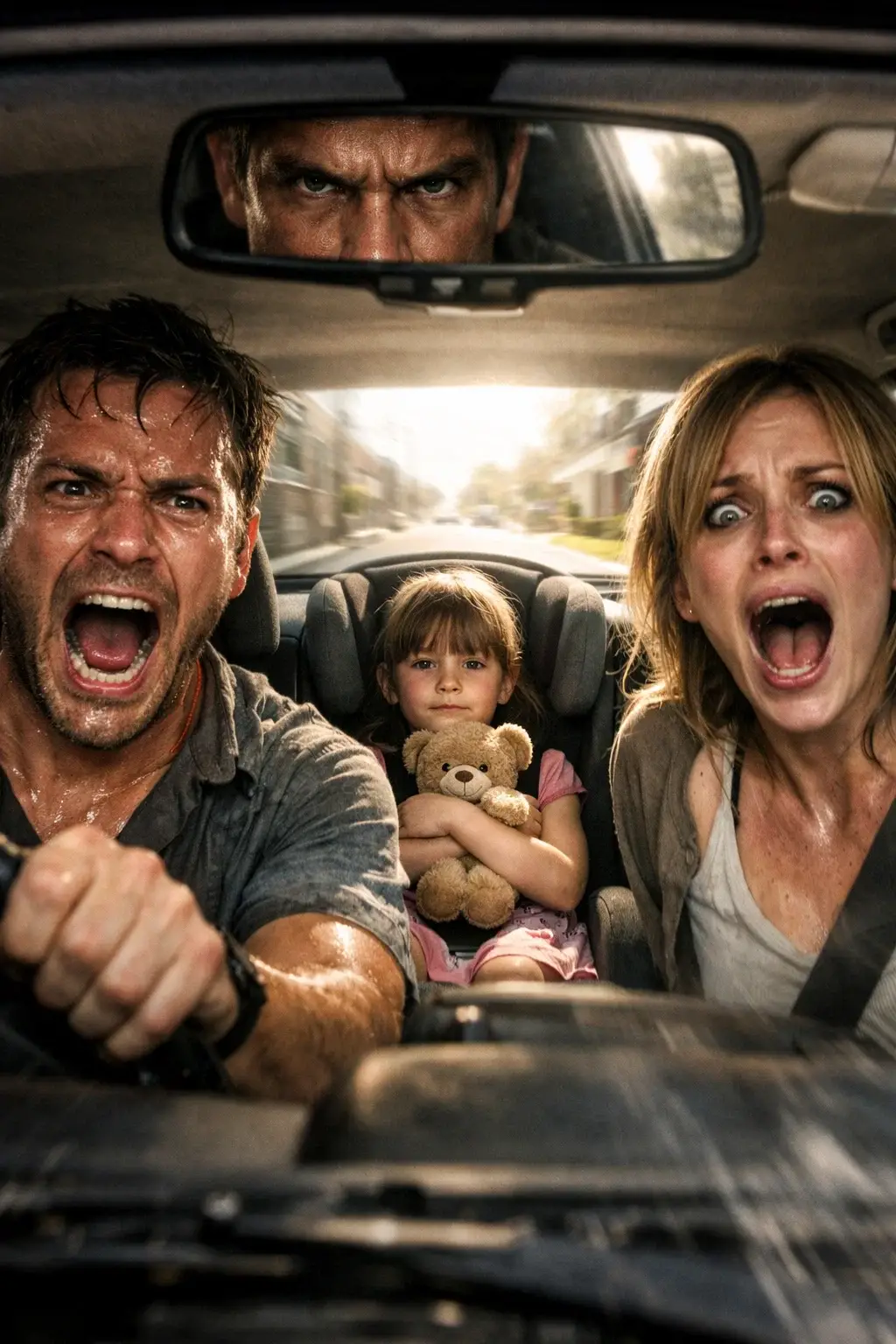 “During a family drive, my 4-year-old daughter said, ‘daddy, the girl in the trunk wants to be let out!’” my husband went completely still, stunned by our daughter’s mysterious words…