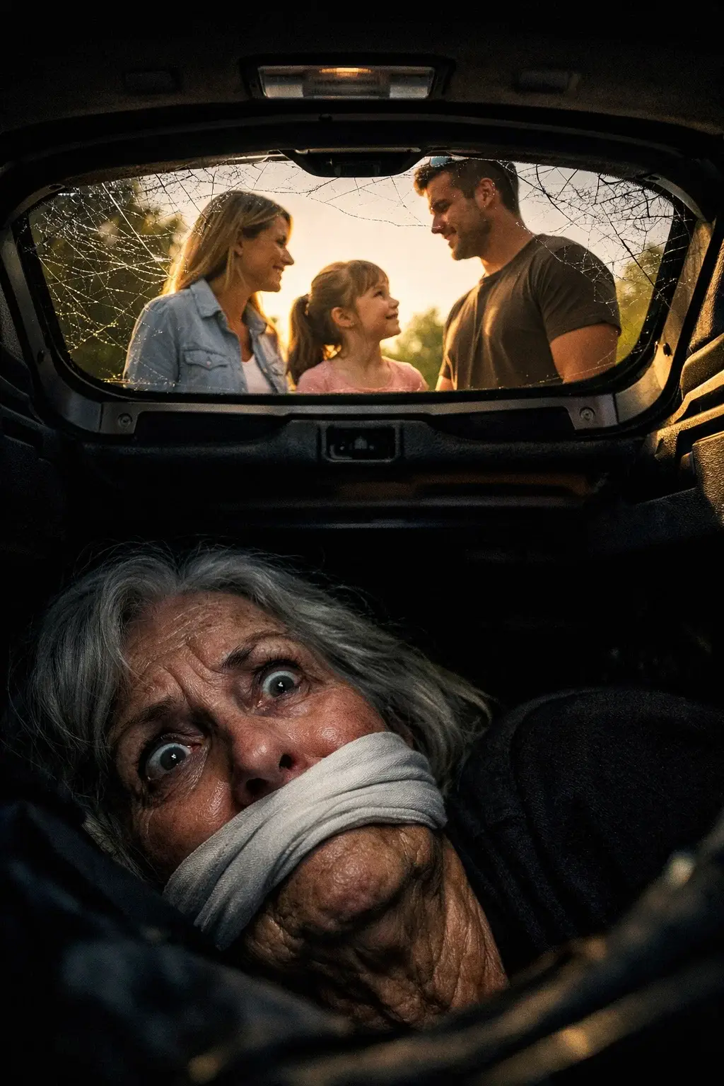 On my son’s wedding morning, our family driver pushed me into the trunk and threw a blanket over me. “What the hell are you doing?!” I yelled. “Ma’am, please hide in here. Don’t say a word. You need to see this—please trust me,” he said. Minutes later, what I saw through the crack left me completely frozen.