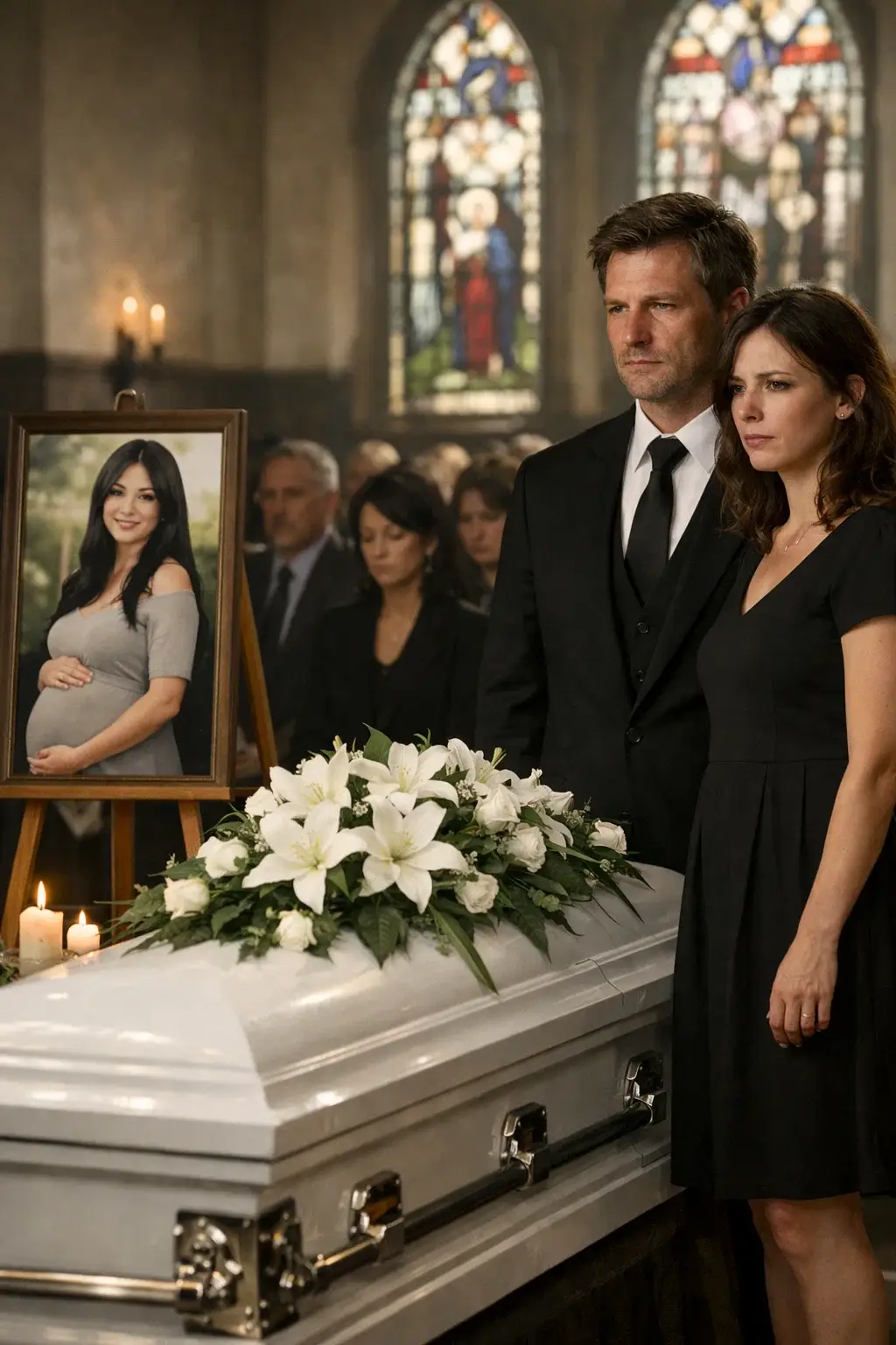 The Man Brought Mistress To His Pregnant Wife’s Funeral — Then The Lawyer Opened Her Will And Uncovered