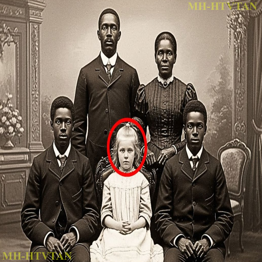 This 1899 family portrait was restored, and a secret was only revealed now