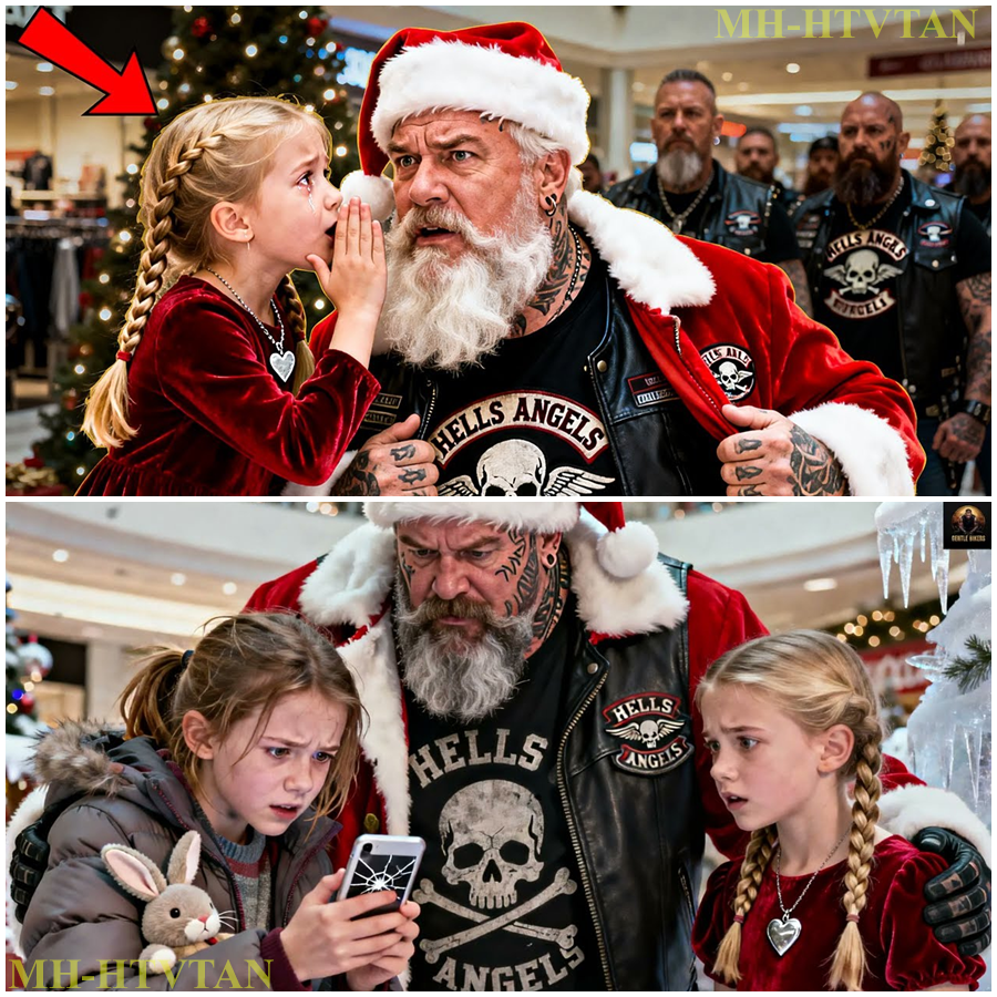 “Daddy’s Selling Me for $150k,” Girl told Mall Santa — He Didn’t Know Santa Was A Hells Angels