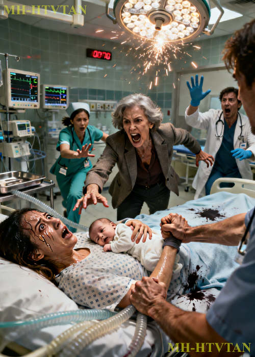 I Was In Labor When My Mother-in-law Burst Into The Delivery Room, Screaming That My Baby Belonged To Her Daughter. She Tried To Snatch Him Off My Chest While My Husband Just Stood There Frozen. The Nurse Immediately Pulled Her Away, But It Was…