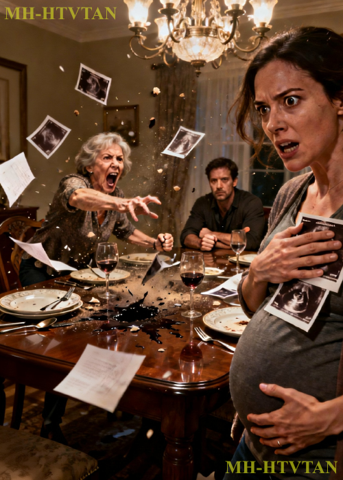 ‘Abort It Before You Curse Our Family!’ — My Mother-in-law Screamed Across The Dinner Table As I Held My Baby’s Ultrasound, Calling Me ‘Genetically Defective’ While My Husband Sat Frozen And His Father Nodded — Then She Threw My 12-week Ultrasound Photos In The Trash And Said, ‘Your Bloodline Is Weak.’
