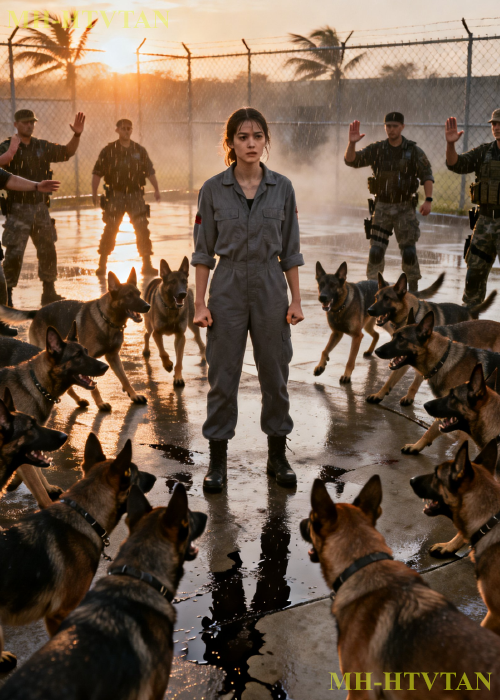 Navy SEAL Said Go Home — But All 47 Military Dogs Refused And Guarded Her Instead