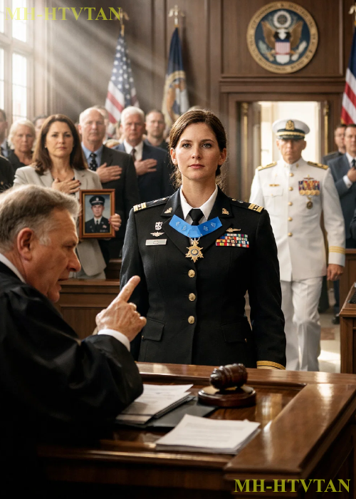 Judge Demanded She Take Off Her Medal of Honor — Until the Admiral Arrived and Silence Everyone