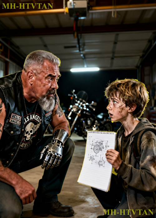 Biker Found Mute 12-Year-Old Fixing His Brakes at 2 AM — What He Discovered Saved His Life…