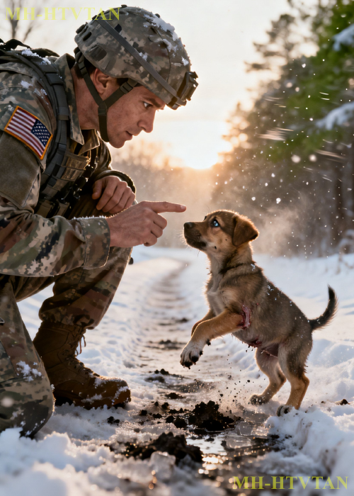 A puppy kept following a Navy SEAL around –The Reason Left Him in Tears! A touching story…