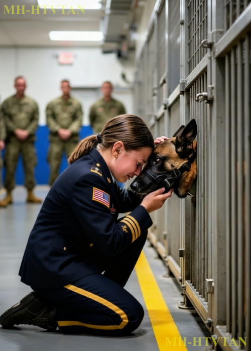 SEAL’s Daughter Walked Into a Retired K9 Auction Alone — The Dogs Froze When She Said Her Dad’s Name