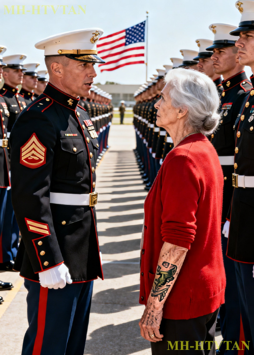 She Came to Watch Her Grandson Graduate — Until USMC Commander Saw Her Tattoo and Froze