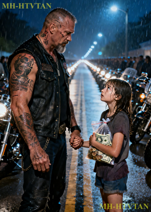 “I Have $12 to Hire You as My Dad” Said Girl to Biker — What He Found in Her Pink Dress…