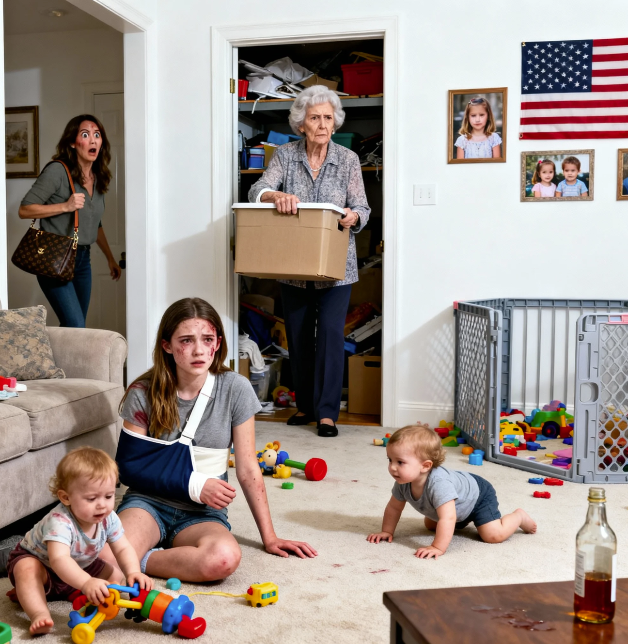 My Son’s New Wife Forced My Injured Granddaughter to Watch Her Twins While She Went Out — That Was the Last Straw