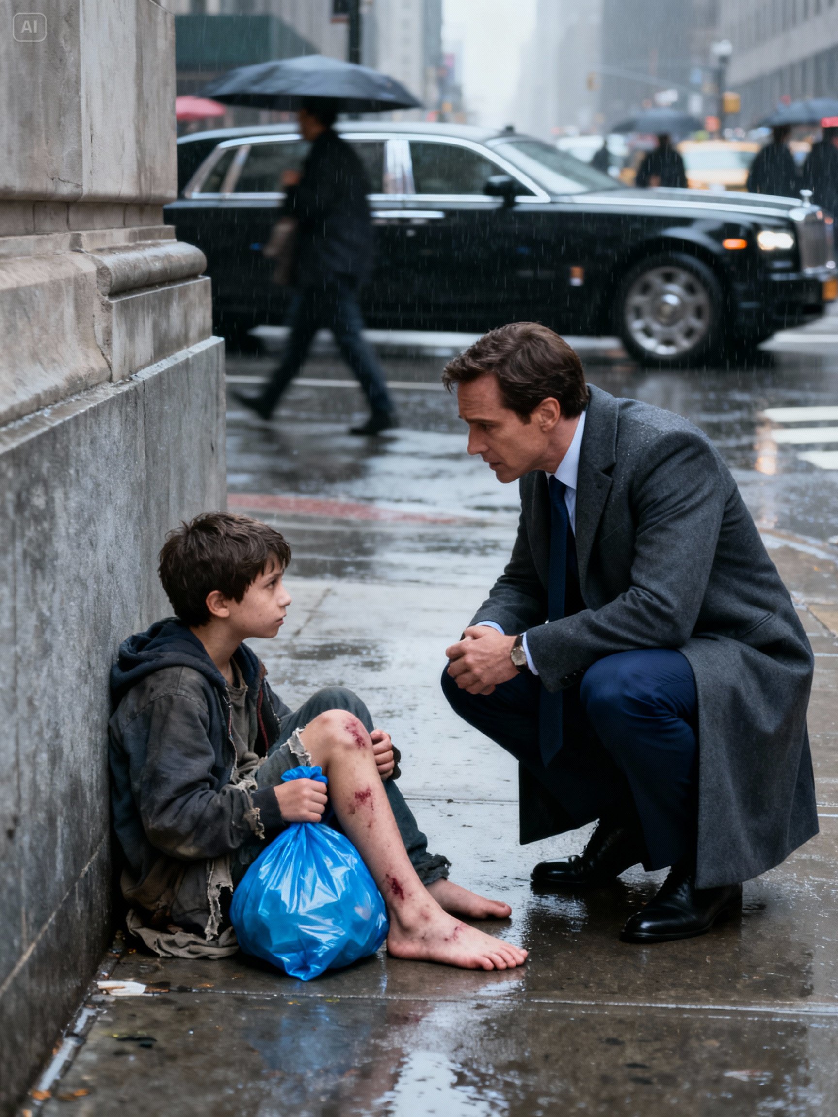 A Billionaire Recognizes His Missing Daughter’s Necklace on a Street Boy — The Truth He Uncovers Destroys Everything He Thought He Knew