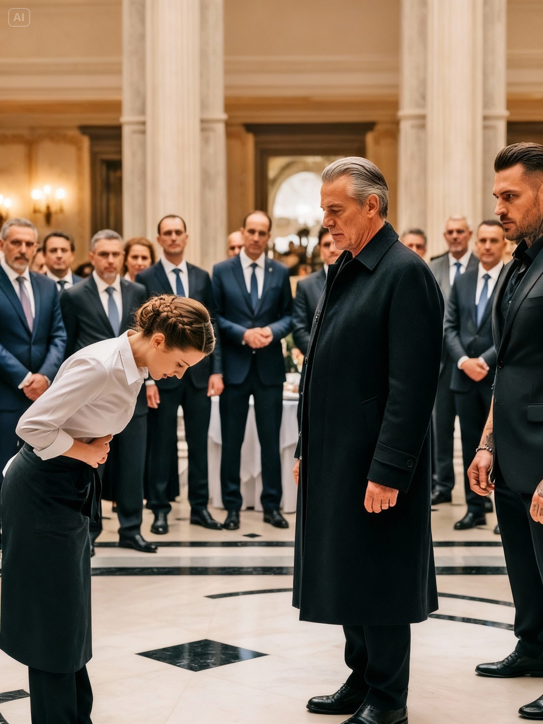 Shy Waitress Greeted Mafia Boss’s Sicilian Dad—Her Sicilian Dialect Greeting Had Every Guest Frozen