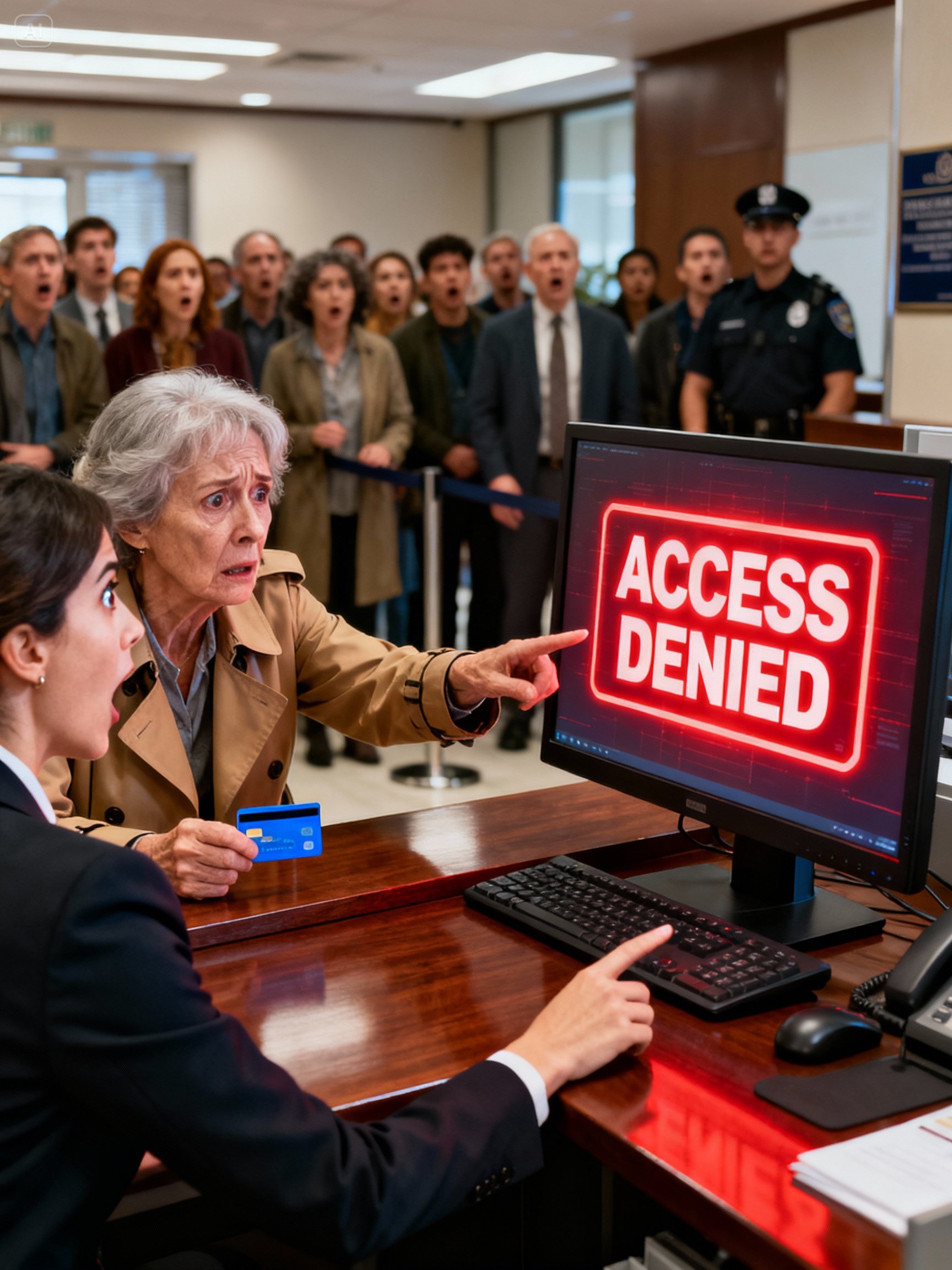 Thrown out by my husband after our divorce, I went to a U.S. bank with the old card my father had left me. Within seconds, the staff froze, hurried to summon the manager, and whispered, “Check the name on this account”—uncovering a family secret that changed everything.