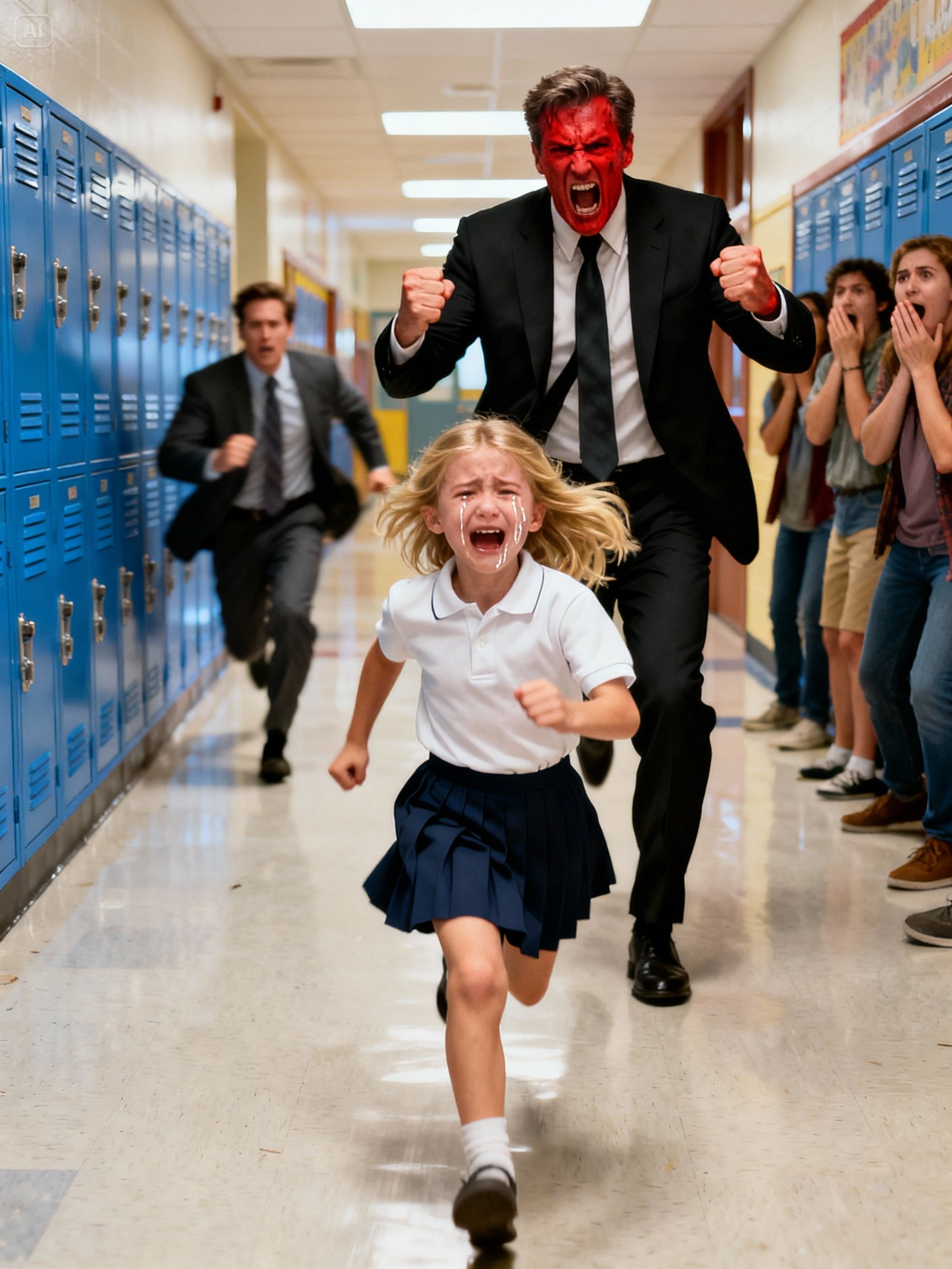 A millionaire arrived at school after hearing his daughter refused to enter her classroom—crying, shaking, begging to go home.