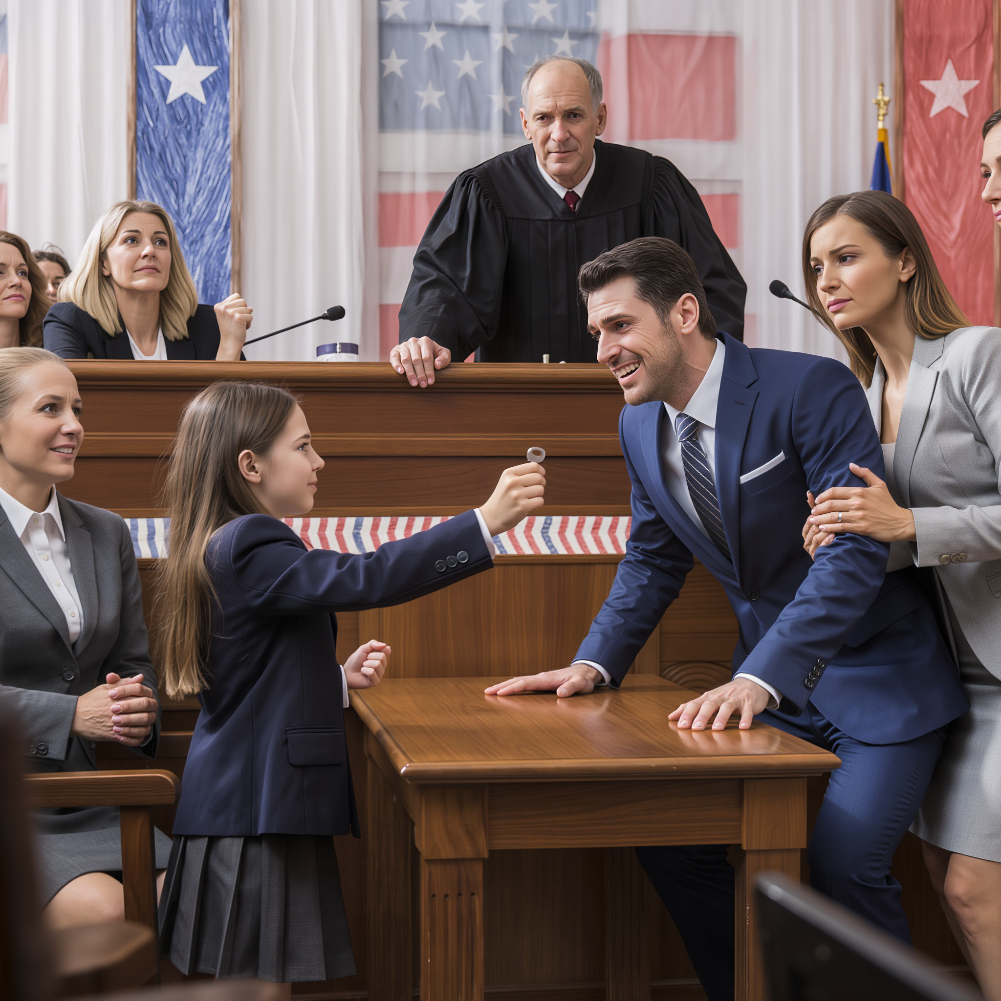 My Ex Tried to Buy Our Daughter’s Love During the Custody Battle – He Smiled Until She Reached into Her Pocket