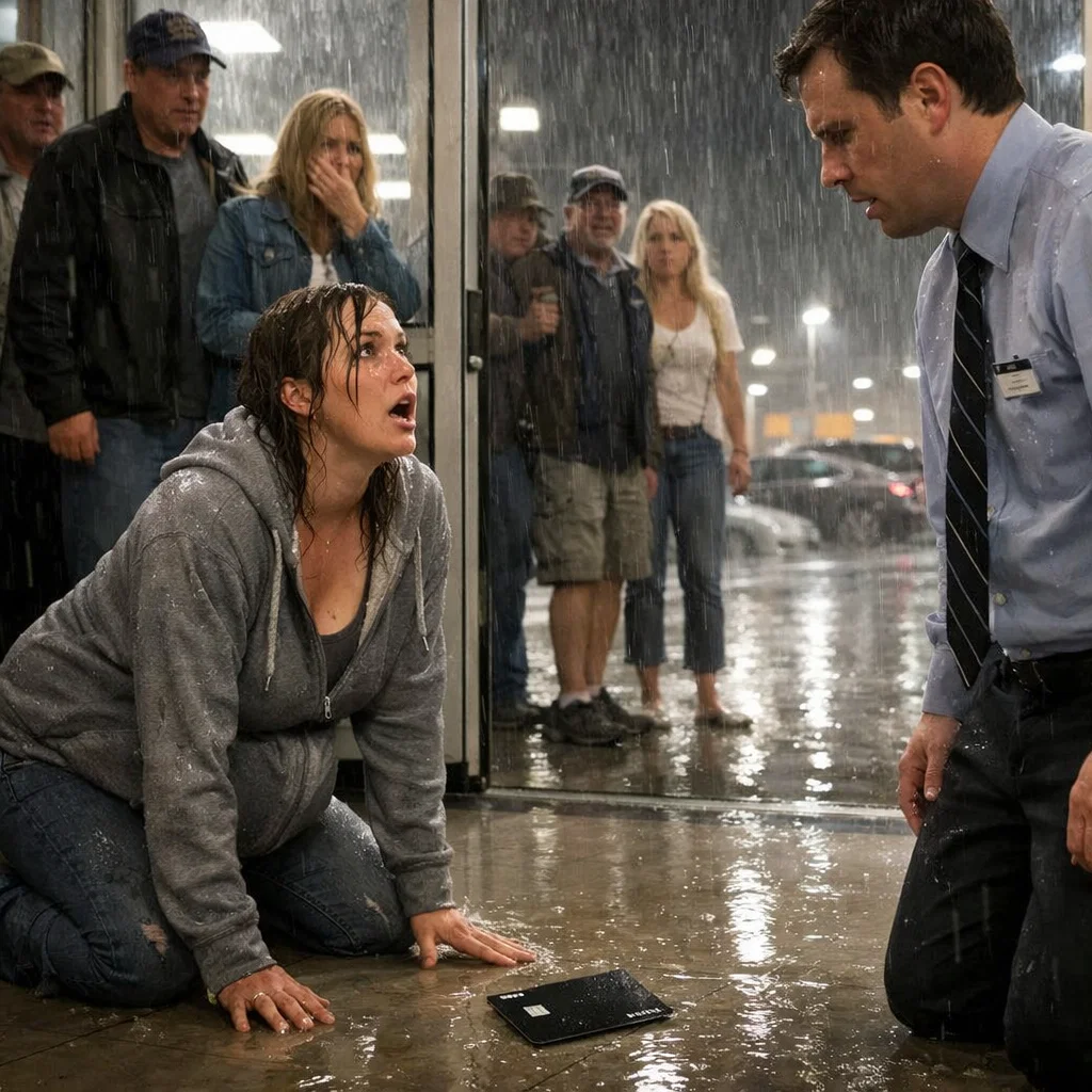 He Threw A Pregnant ‘Beggar’ Out Into The Rain, But When Her Pocket Ripped Open, The Entire Store Went Silent.