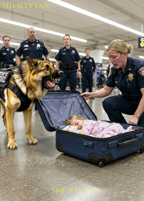 K9 Dog Barks At Suitcase At Airport — What’s Inside Shocks Everyone!