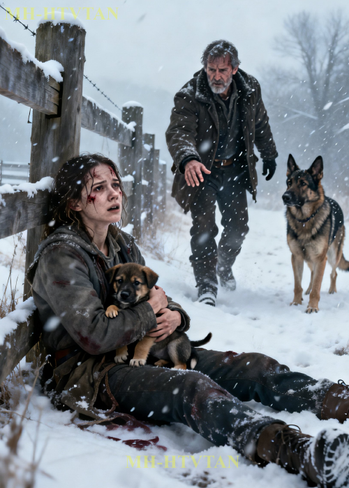 “Take My Puppy!” She Cried — Until the Veteran Said, “You’re Both Coming Home With Me.”