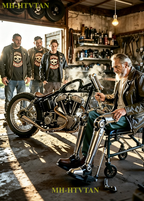 No Biker Could Fix the Hells Angels Motorcycle —Until a Disabled Old Man Looked and Stunned Them All
