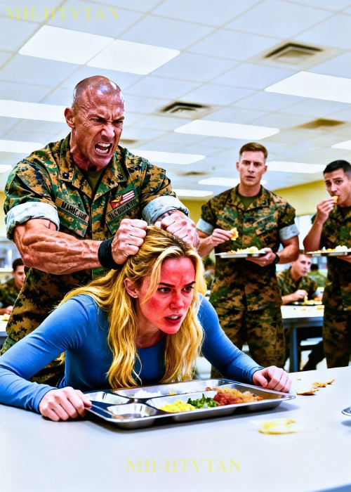 A US Marine Shoved Her in the Mess Hall — Unaware She Outranked Everyone Watching