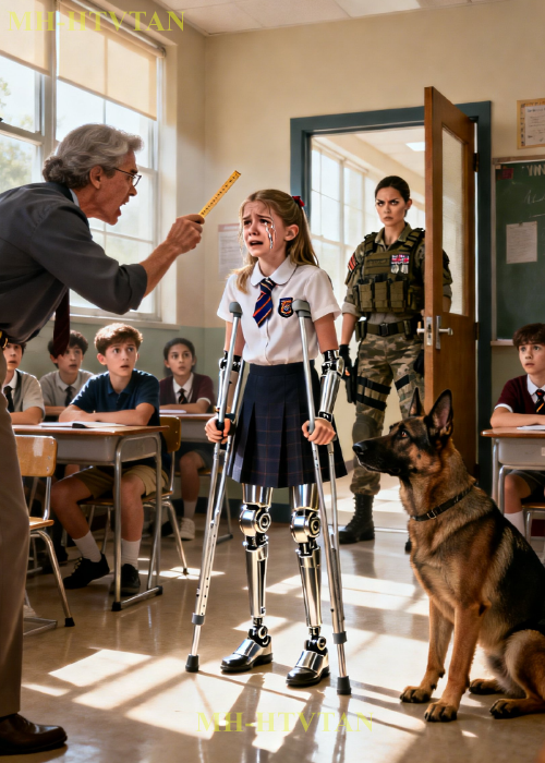 A Navy SEAL and Her K9 Arrived to Pick Up Her Disabled Daughter — What She Witnessed Was Horrifying