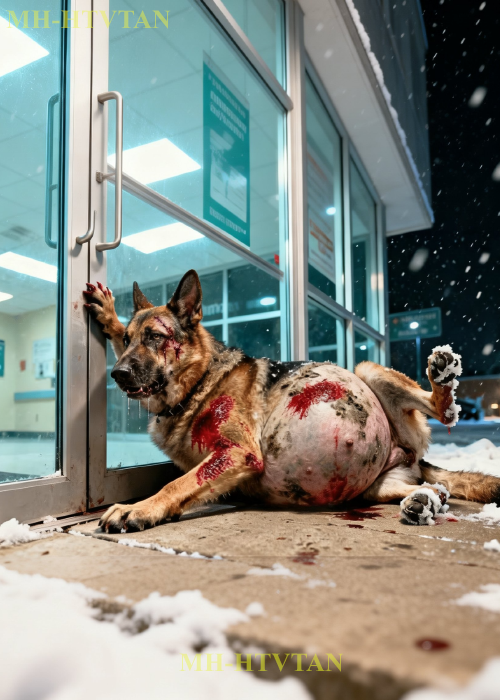 A Pregnant Injured Dog Entered A Hospital Begging The Nurse For Help — What Happened Next Shocked.