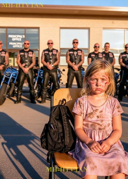Stepmom Abandons 5-Year-Old Girl At School — 156 Hells Angels Bikers Arrive Just in Time