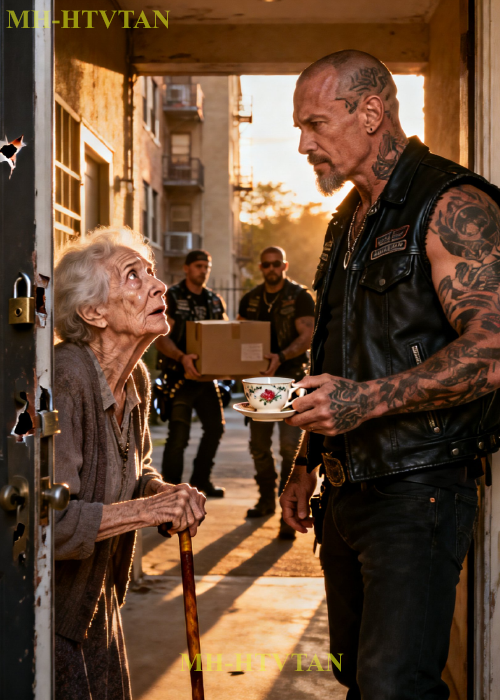 “The 100-Year-Old Whispered ‘I’m Scared’ — Then the Bikers Saw What She Was Hiding From”