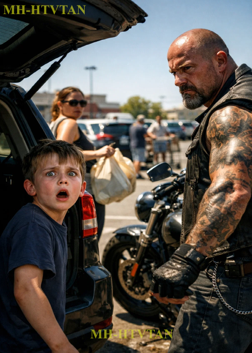 “She’s Not My Mom” — Boy Mouthed Words to Biker in Parking Lot That Made Him Block the Only Exit