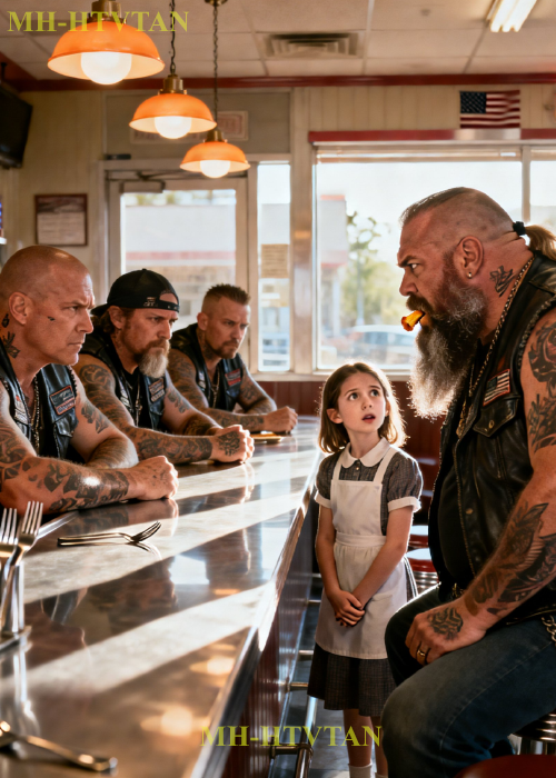 A Little Girl Says To The Hells Angels: “Hello, Sir, My Mom Has a Tattoo Just Like Yours” — What?