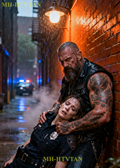 “He Found the Policewoman Dying — And the Hells Angel’s Next Move Stunned the Entire Force.”