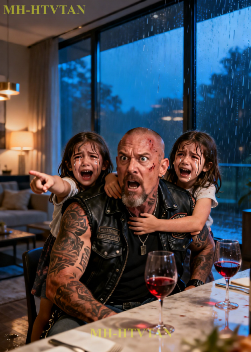 Twin Girls Ran to Hells Angels Screaming: “They Beat Our Mother!” The Aftermath Was Unthinkable