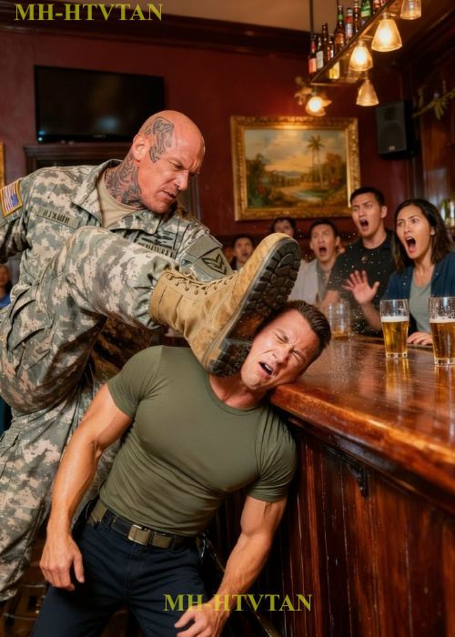 “Move!” Aggressive Marine Kicked Single Dad in the Bar — Until He Realized He Was a SEAL Commander
