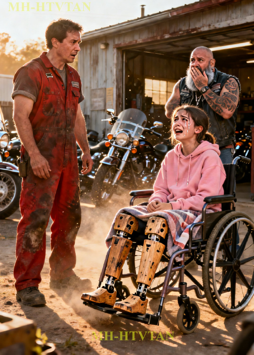 Poor Mechanic Gives Bikers Disabled Daughter a Miracle — Next Day 95 Hells Angels Changed his life