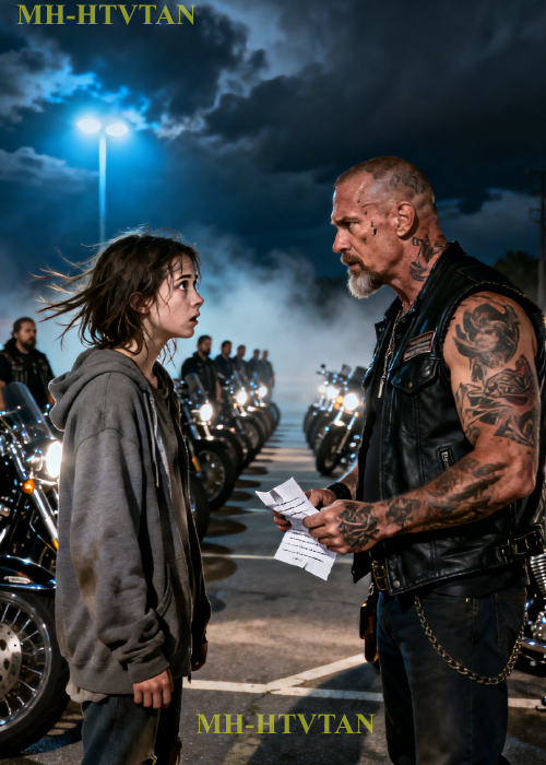 Biker Caught Homeless Girl Leaving Notes on Helmets — What 180 Hells Angels Did Shocked All…