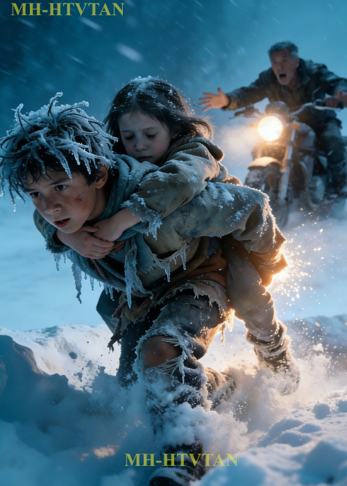 Homeless Boy Walked 9 Miles in a Blizzard to Save a Biker’s Daughter, 300 Angels Repaid Him Forever