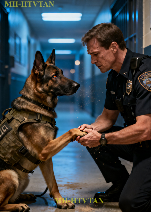 “They Called Him the Worst Police Dog… Until One Officer Touched His Paw”…….a