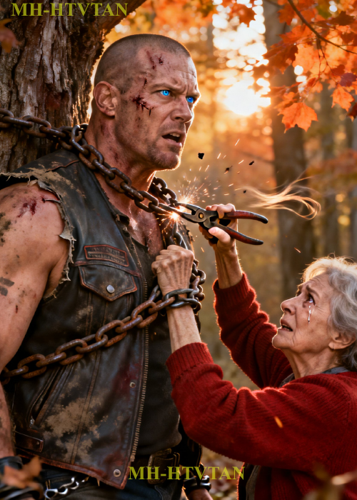 “Help Me!” Elderly Woman Finds Chained Hells Angels — Her Next Move Was Miraculous!