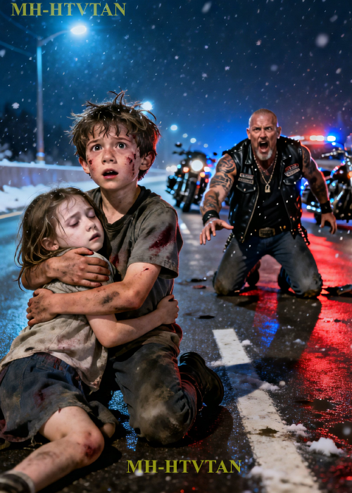 A Poor 7-Year-Old Boy Saved an Injured 5-Year-Old Girl — Not Knowing She Was a Biker’s Daughter
