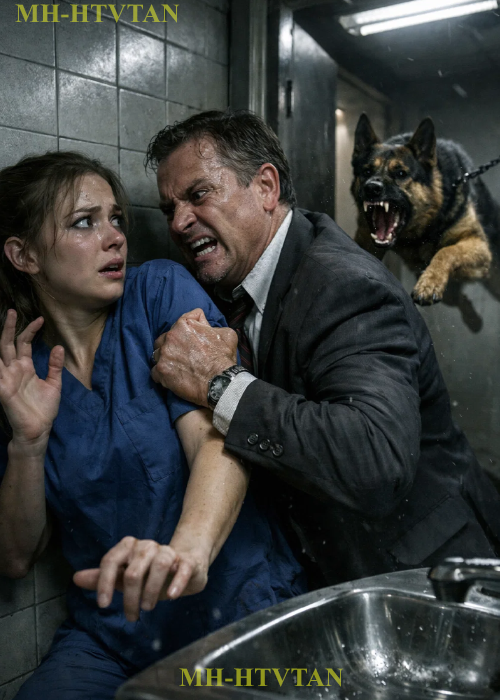 Hospital Director Dragged Rookie Nurse Into the Bathroom — Not Knowing the K9 Was Behind