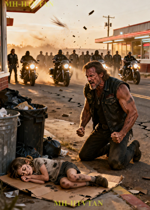 Little Girl Sleeping Among Trash — What Happened When 75 Hells Angels Arrived Shocked Everyone