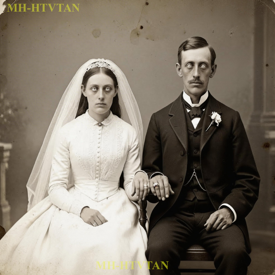 The Wedding Photo Where BOTH Bride & Groom Were Dead 1878