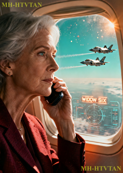 The Old Woman Sat Quietly on the Flight — Until F-35 Pilots Called ‘WIDOW SIX’ on the Radio