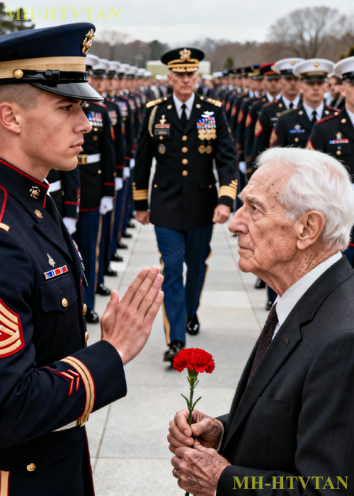 Guards Refused the Old Man at the General’s Funeral — Until a 4-Star General Halted Everything