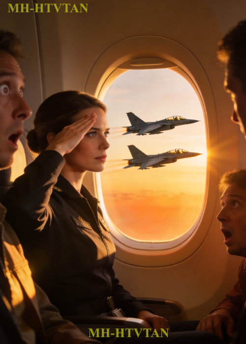She Was Just in Seat 24A — Until Her Call Sign Made the F-22 Pilots Stand at Attention..