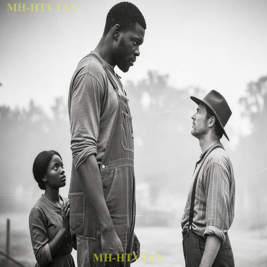 The rich farmer mocked the enslaved woman, but he trembled when he saw her brother, who was 2.10m