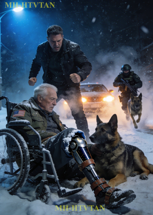 His son had beaten and abandoned his veteran father in the snow— A Navy SEAL & K9 intervened.