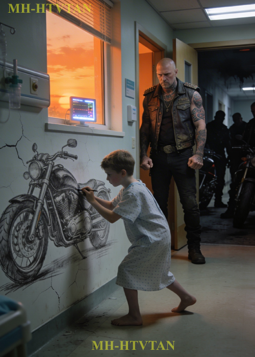 The Boy Drew a Motorcycle on His Hospital Wall — Hours Later, They Showed Up