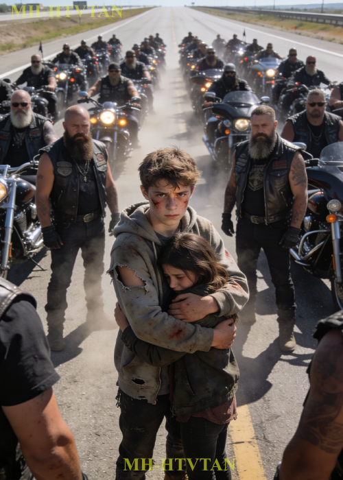 Homeless Teen Protects Biker’s Daughter from Assault — Bikers Discover He’s a Genius Living in a Car